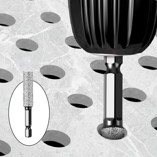 Hex Shank Brazed Hole Opener for Drilling and Grinding
