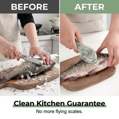 💯 🐟 Mess-Control Fish Scaler with Collection Lid