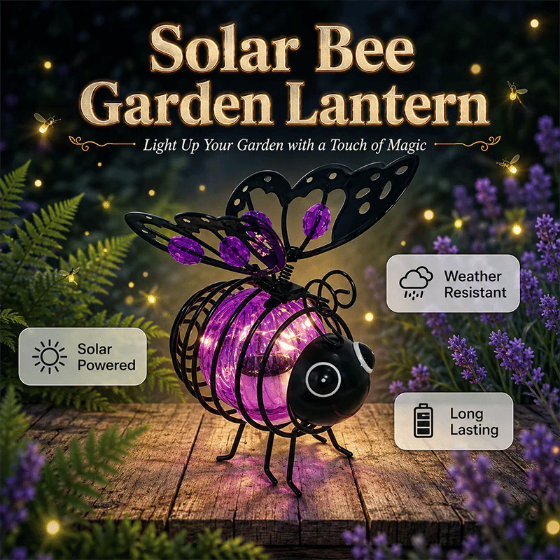 🎉🌙🍃🪴 49% OFF! Hanging Solar Bee Light – Warm Amber Glow, Flicker-Free, Perfect for Garden Parties, Camping, or Kids’ Rooms – Spread Joy Day and Night 🌞🌜