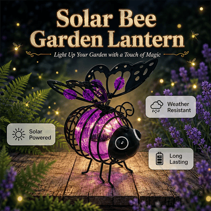 🎉🌙🍃🪴 49% OFF! Hanging Solar Bee Light – Warm Amber Glow, Flicker-Free, Perfect for Garden Parties, Camping, or Kids’ Rooms – Spread Joy Day and Night 🌞🌜