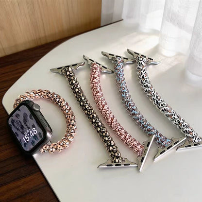 🐆 Trendy Leopard Elastic Stretch Bracelet Band for Apple Watch (Buy 2 Save Extra 5%!) ✨