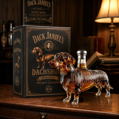 Dack Janiel’s Dachshund Wiener Dog Whiskey Decanter