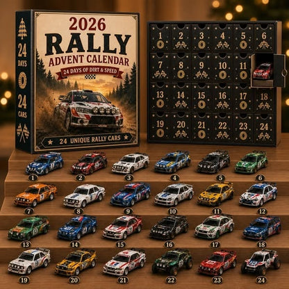 2026 Rally Racing Advent Calendar – 24 Collectible Rally Cars