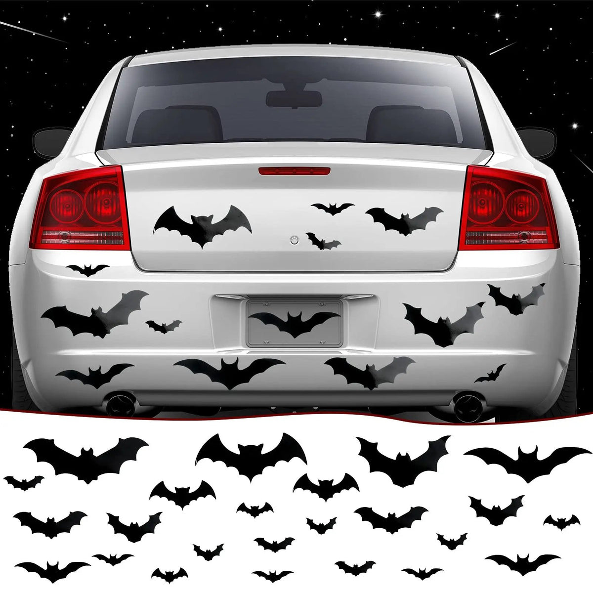 🎃 Luminous Halloween Magnetic Decor Set for Cars & Garage Doors 👻✨