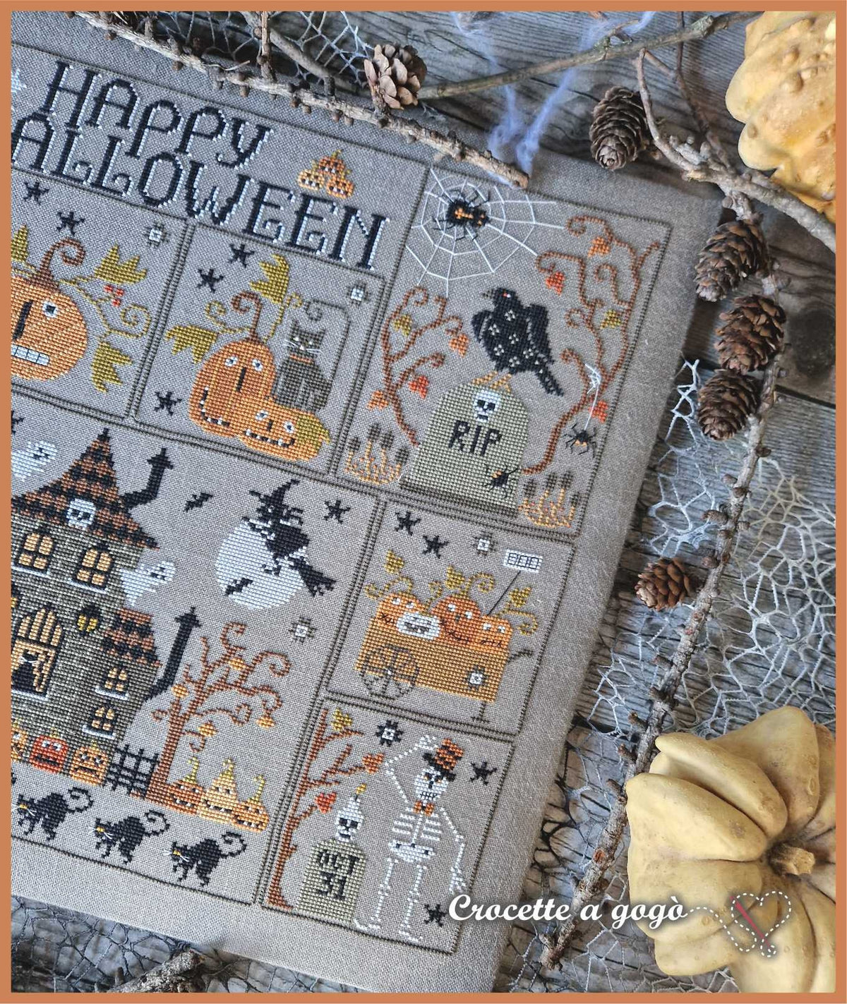 Happy Halloween Cross-Stitch Kit