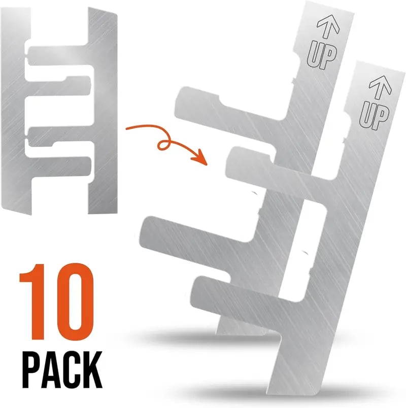 ⚡ Electrical Box F Clips | Old Work Mounting Support Straps（10 pcs)