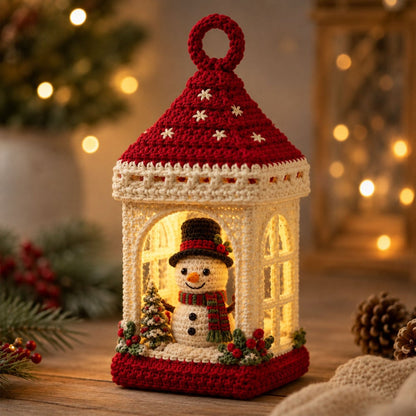 ⏳ Last Day 49% OFF – 🧶Beginner-Friendly DIY Lighted Christmas Crochet Lantern Kit Collection | Complete Kit with Coordinated Yarn, LED Lights & Step-by-Step Guide Included 💕