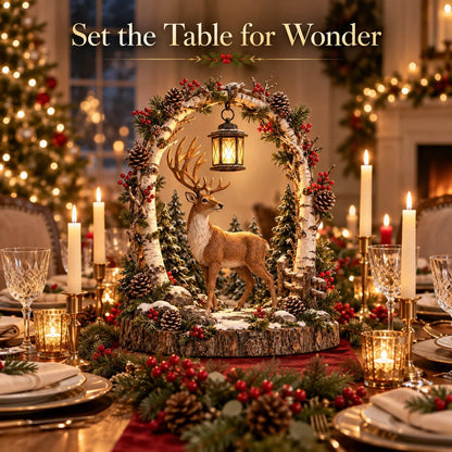 🦌 Christmas Special – Woodland Reindeer Light-Up Lantern