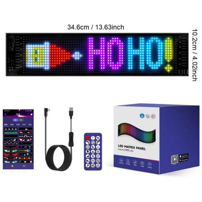 🚗 Smart LED Pixel Car Display | App-Controlled Text, Colors & Animations