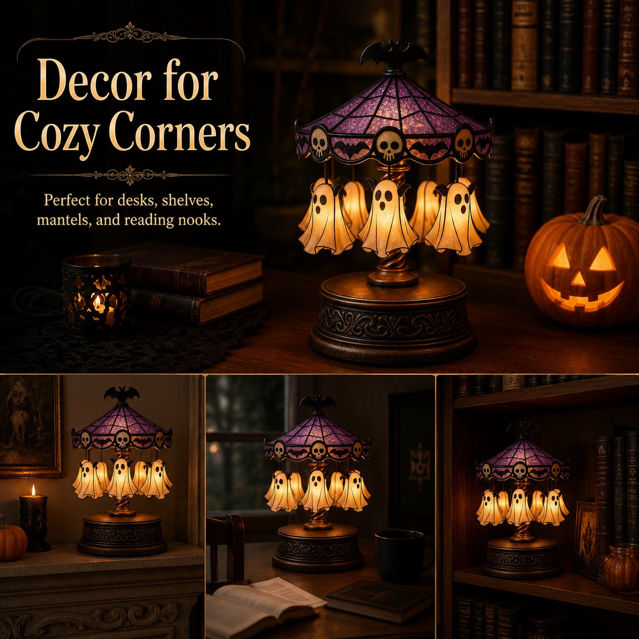Ghostly Carousel Night Light