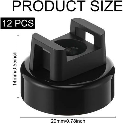 Magnetic Cable Tie Mounts – No-Drill Cable Organizer for Desk, Garage & RV