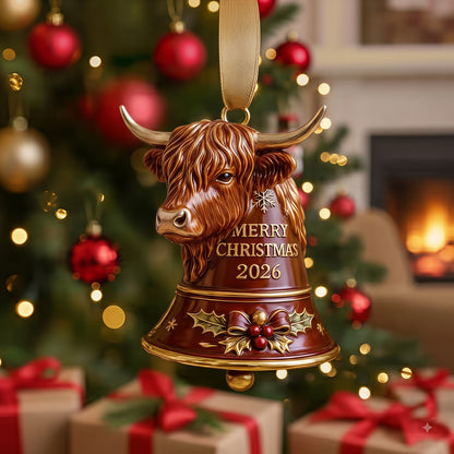2026 Animal Bell Christmas Ornaments🎄