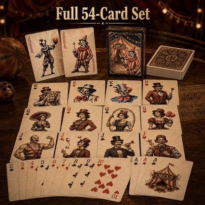 🃏 Circus Clown Joker Playing Cards🎪