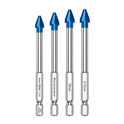 🔩✨ Carbide Eccentric Drill Bit – Sharp Hex-Shank Multi-Surface Drilling with Cleaner, Crack-Reduced Results