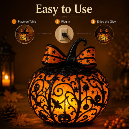 🎃 Light Up Halloween Night with Spooky Stained-Glass Style Lamps ✨