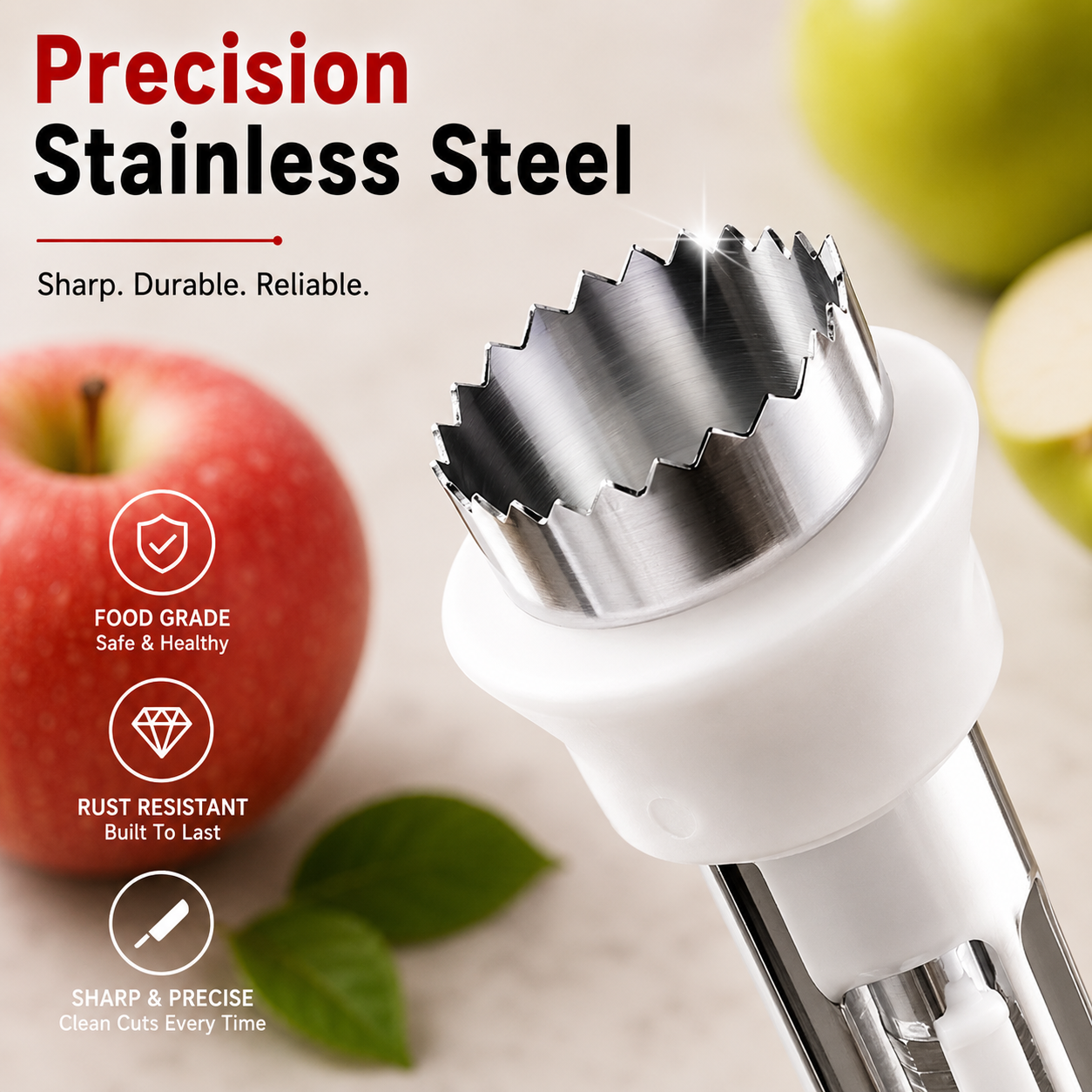 🍎🍐2pack- 2-in-1 Fruit Corer & Peeler | Core & Peel in Seconds