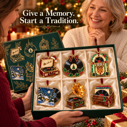 Vintage Music Christmas Ornaments – 6 Nostalgic Designs for Music Lovers