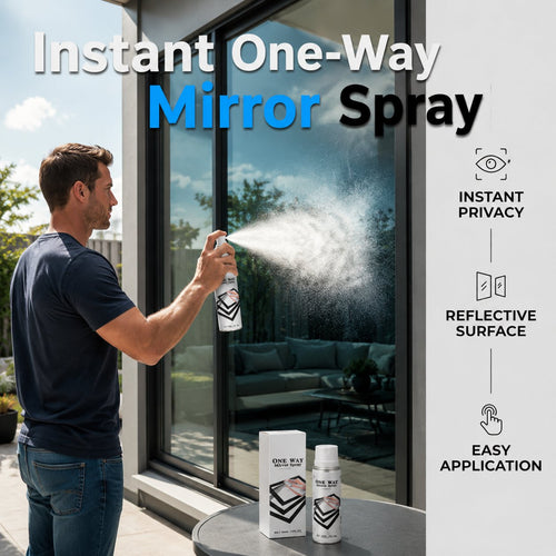 ✨🪟 49% OFF Reflective Window Spray | One-Way Mirror Privacy Shield for Home & Car