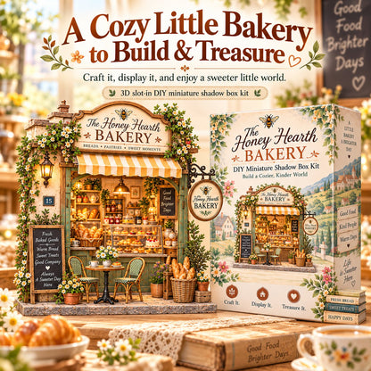 🏡 DIY 3D Miniature Café & Holiday Scene Kit Collection