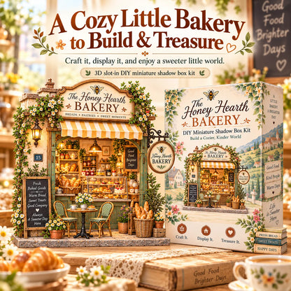🌊🦪 The Seabreeze Oyster Café™-DIY 3D Miniature Coastal Café Kit
