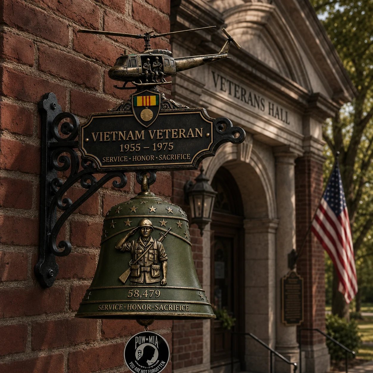 🔔 Last Day Promo: 50% OFF - Veteran Tribute Wall Bell
