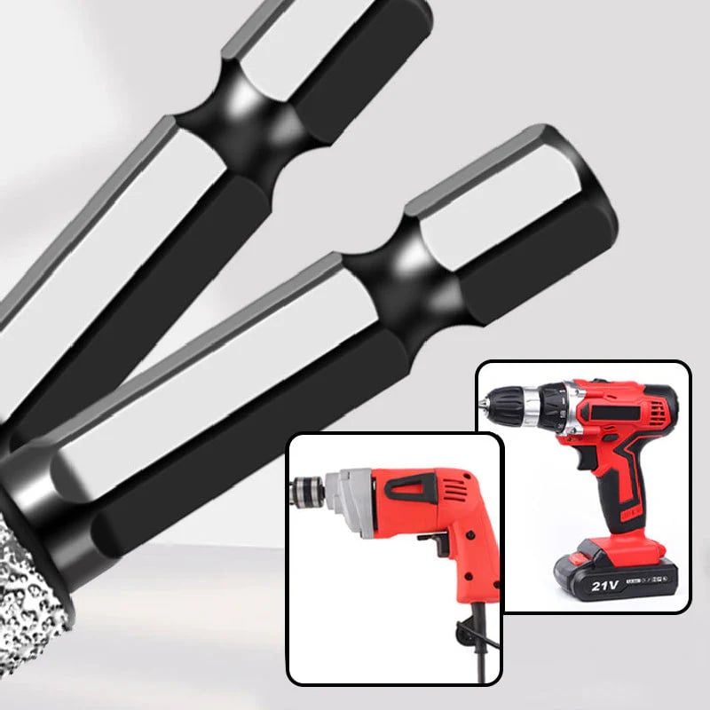 Hex Shank Brazed Hole Opener for Drilling and Grinding