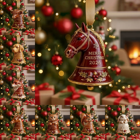 2026 Animal Bell Christmas Ornaments🎄