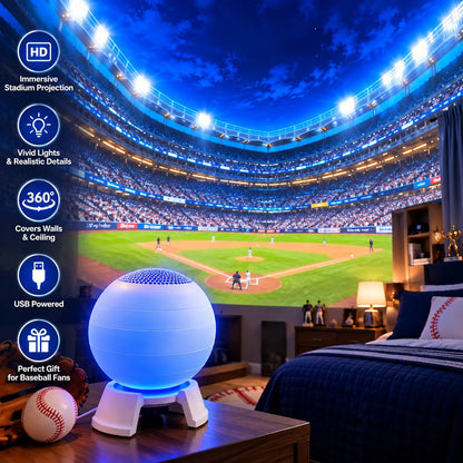 ⚾ Baseball Stadium Projection Light – Game-Day Room Decor
