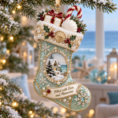 Coastal Christmas Magic Christmas tree ornaments