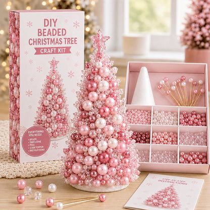 🔥49% Off Last Day - BUY 3 GET 1 FREE🎄 Dreamy Beaded Christmas Tree DIY Kit (📦Buy 3 Free Shipping)