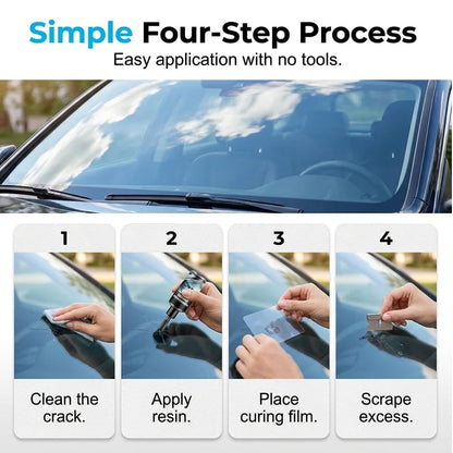 🔧 Windshield crack? DIY fix in minutes. UV resin kit that actually works. ✨