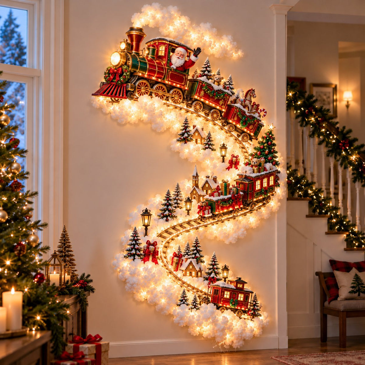 Christmas Magic Trail Wall Light – 10 Festive Designs