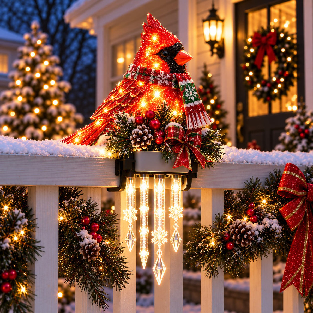 🎄Christmas Character Railing Lights😍