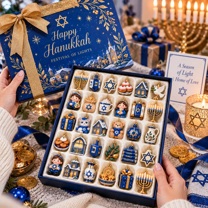 🕎 24 Little Ornaments of Hanukkah Magic | A Keepsake Collection For Festival Of Lights Traditions