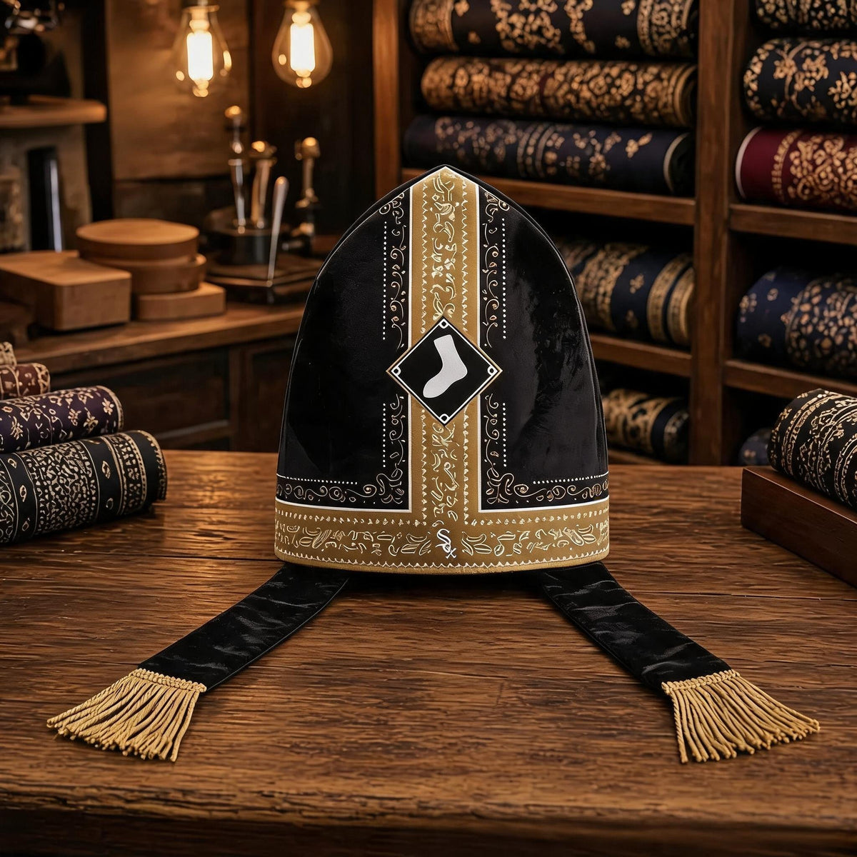 ⚾ White Sox-Inspired Pope Leo XIV Miter-Style Fan Hat | 2026 Novelty