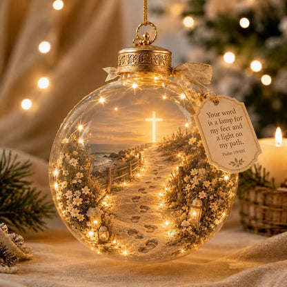 🔥Last Day 50% OFF - Illuminated Christian Scripture Keepsake Ornaments