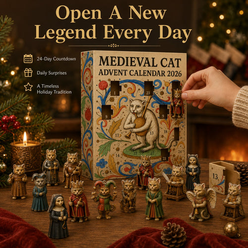 🐱 Medieval Cat Advent Calendar 2026 – 24 Historic Cat Charms