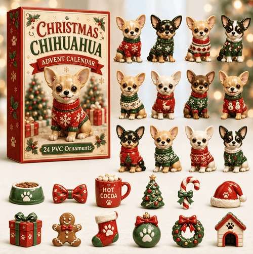 🐕 Chihuahua Advent Calendar 2026 – 24 Tiny Paws & Holiday Surprises