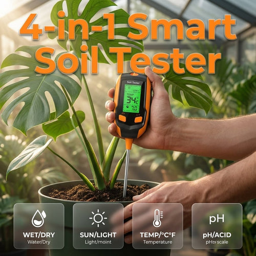 🔥Hot Sale 49% OFF🌱4-in-1 Soil Moisture Meter Digital