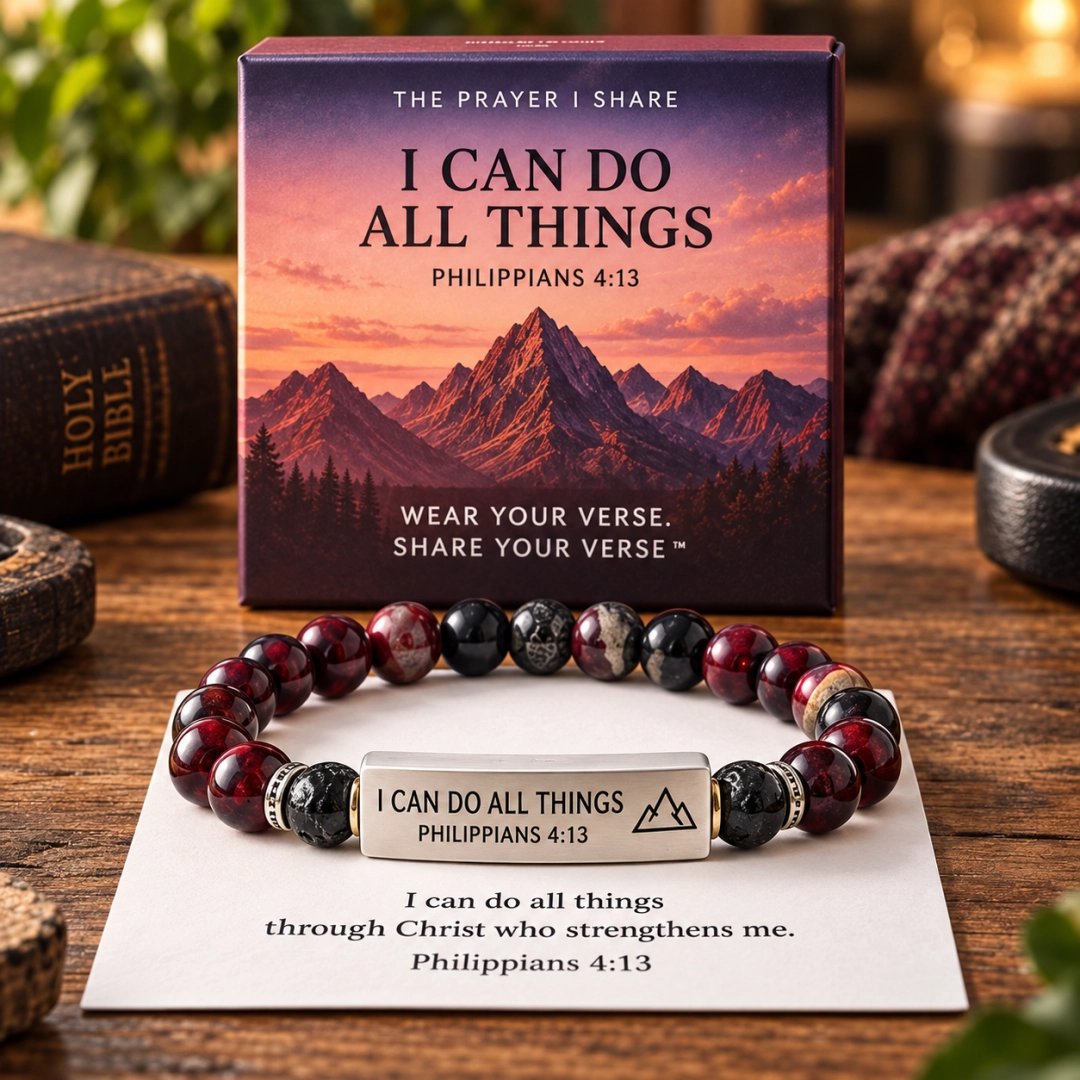🔥LAST DAY 50% OFF - ✝️ Wear Your Verse Scripture Nameplate Bracelet👍(Limited Edition)