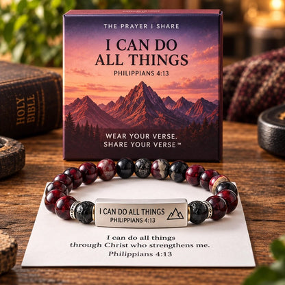 🔥LAST DAY 50% OFF - ✝️ Wear Your Verse Scripture Nameplate Bracelet👍(Limited Edition)