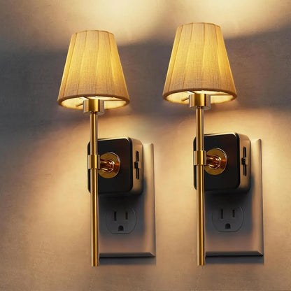 ⏰Limited Stock 60% OFF✨Pleated Fabric Cover Night Light