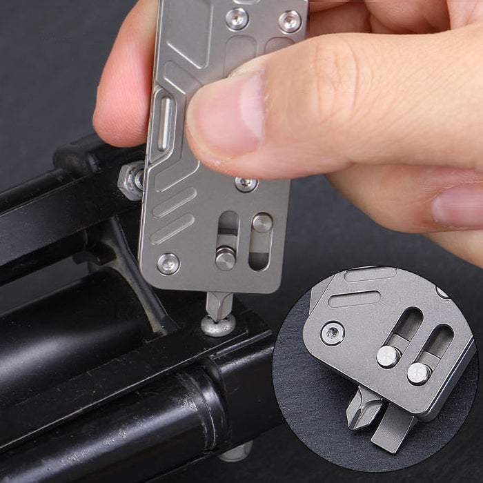 🛠️ Grade-5 Titanium 10-in-1 EDC Multi-Tool