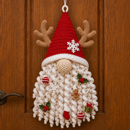 ⏳ Last Day 49% OFF – 🧶 DIY Dimensional Seasonal Crochet Door Hanger Kit Collection | Coordinated Yarn, Filling, Accessories & Step-by-Step Instructions Included 💕