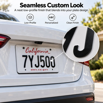 License plate protective film
