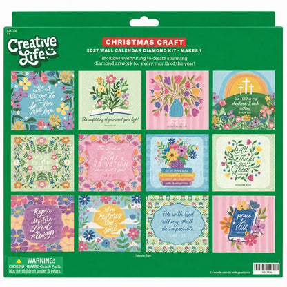 [Official Licensed] 📅2027 Wall Calendar Diamond Painting Kit❤️Beginner-Friendly | Complete Kit with All Tools Included