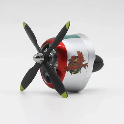 Plane Car Air Freshener | Vintage Fighter Jet Vent Clip for Men