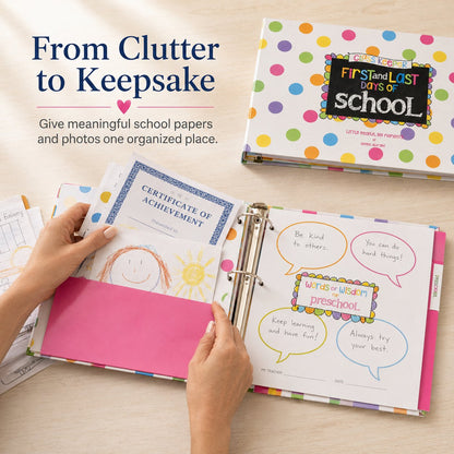 🔥LAST DAY 50% OFF - First & Last Day School Memory Keepsake Binder