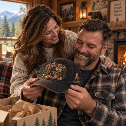 🔥LAST DAY 50% OFF - 2027 Bigfoot Country Heritage Cap – Pacific Northwest Vintage Washed Embroidered Hat