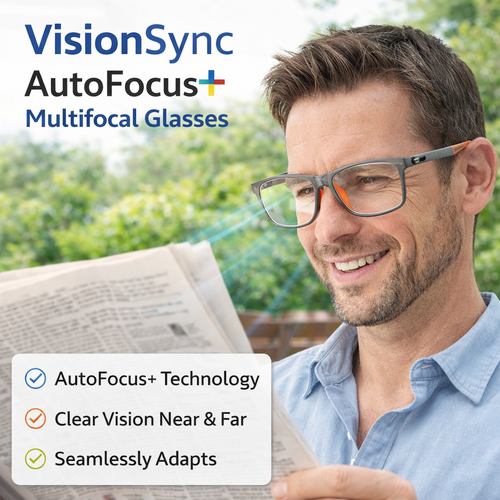 Almost Gone-🔥VisionSync AutoFocus+ Multifocal Glasses